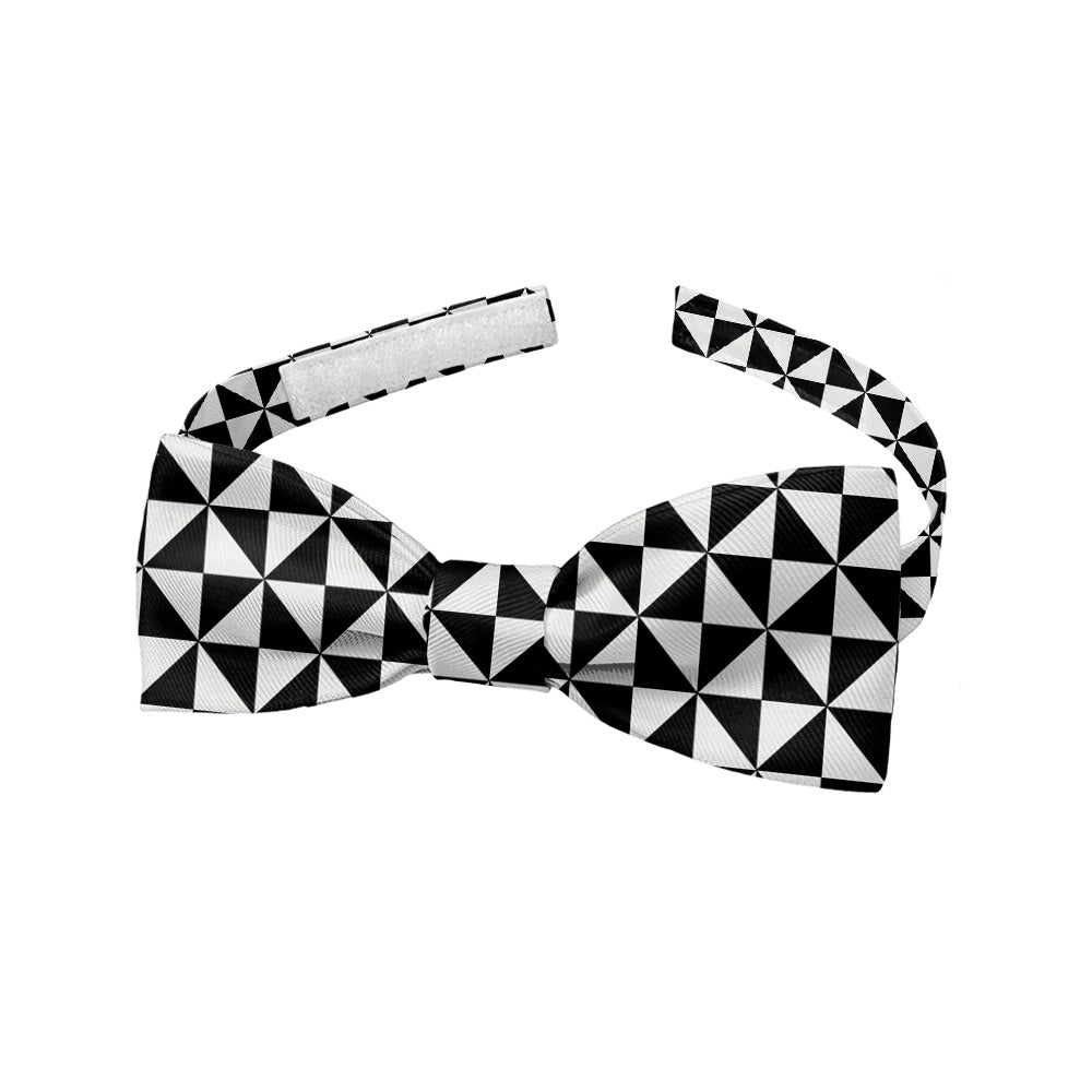 Trokut Checkered Bow Tie - Baby Bow Tie - Knotty Tie Co.