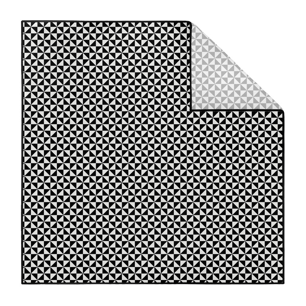 Trokut Checkered Pocket Square - Printed - Knotty Tie Co.