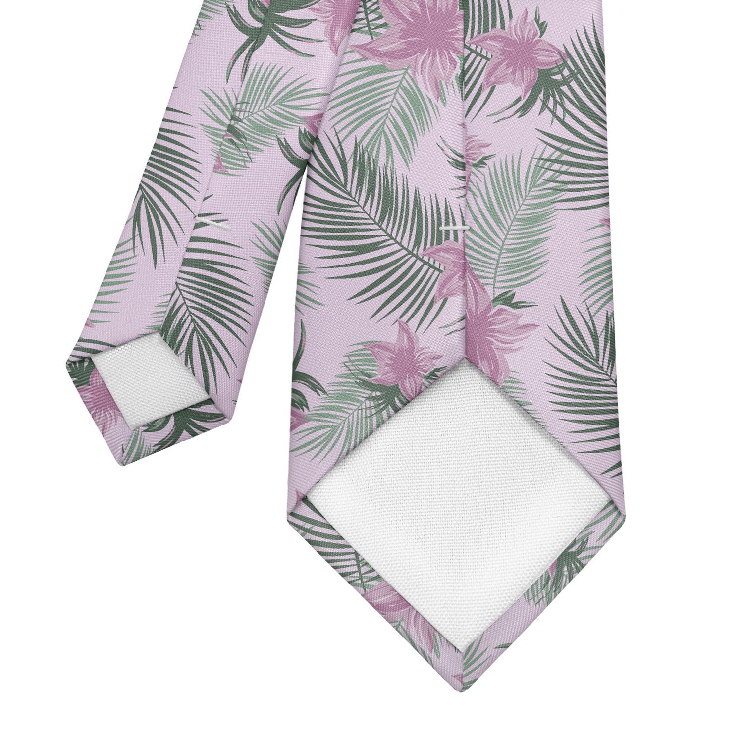 Tropical Blooms Necktie - Tipping - Knotty Tie Co.