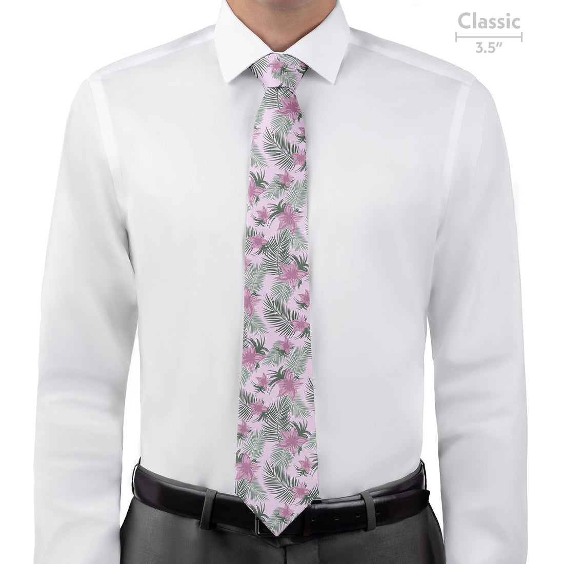 Tropical Blooms Necktie - Classic - Knotty Tie Co.