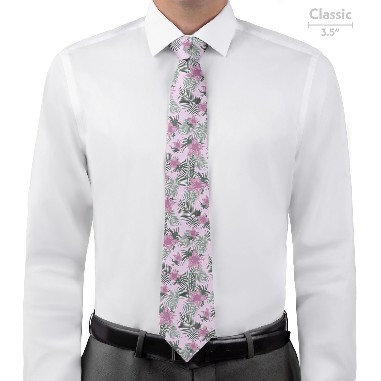 Tropical Blooms Necktie - Classic - Knotty Tie Co.