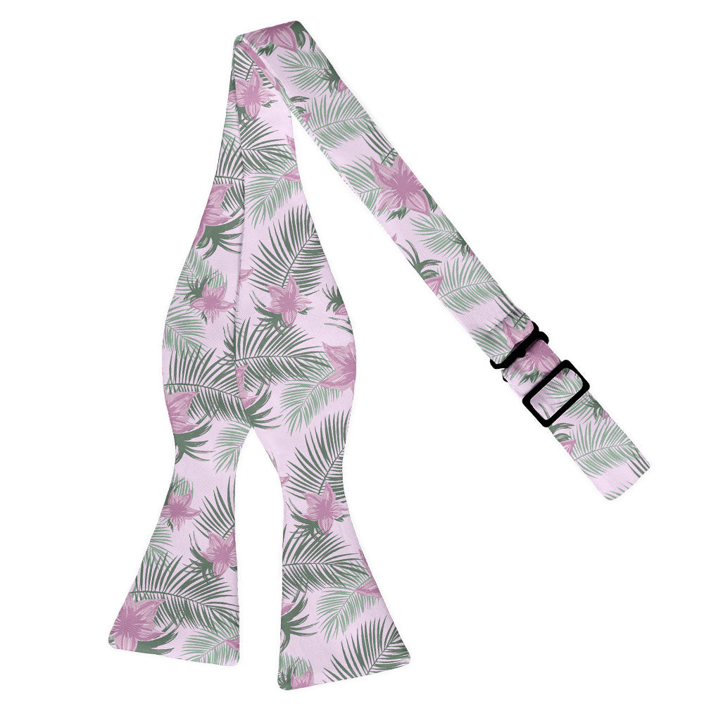 Tropical Blooms Bow Tie - Self Tie Flat - Knotty Tie Co.