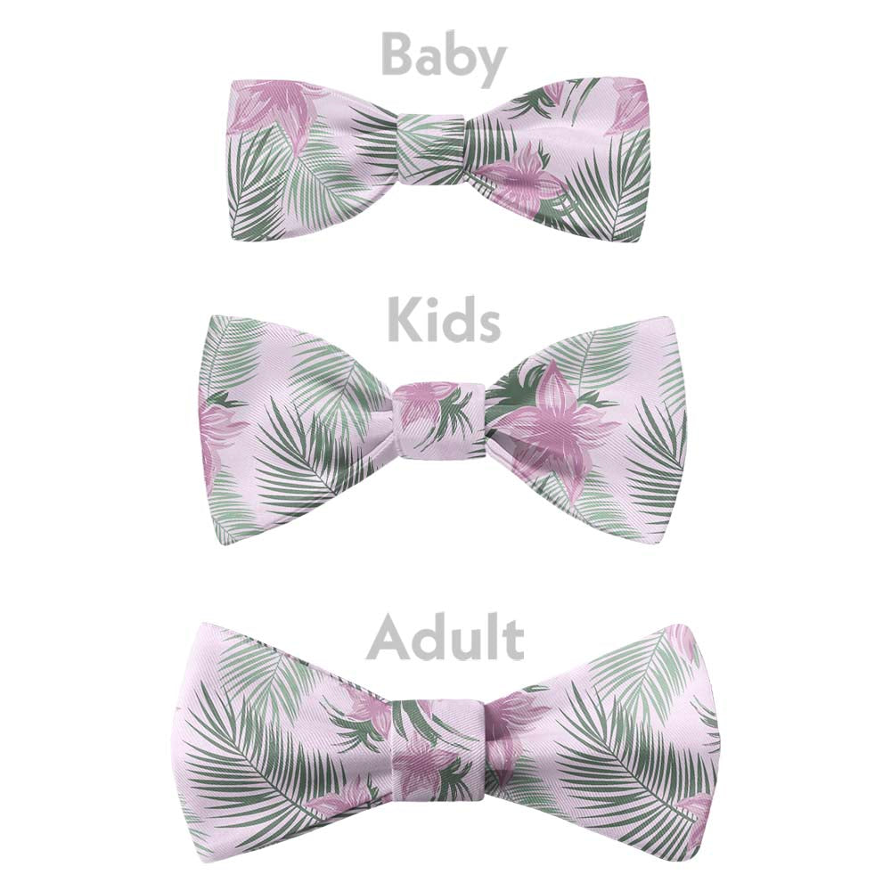 Tropical Blooms Bow Tie - Bow Sizes - Knotty Tie Co.