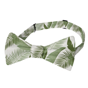 Tropical Leaves Bow Tie - Adult Pre-Tied 12-22" -  - Knotty Tie Co.