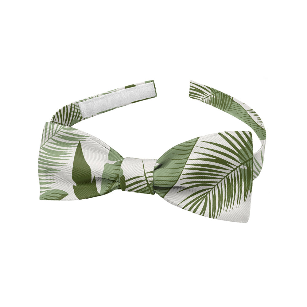 Tropical Leaves Bow Tie - Baby Pre-Tied 9.5-12.5" -  - Knotty Tie Co.