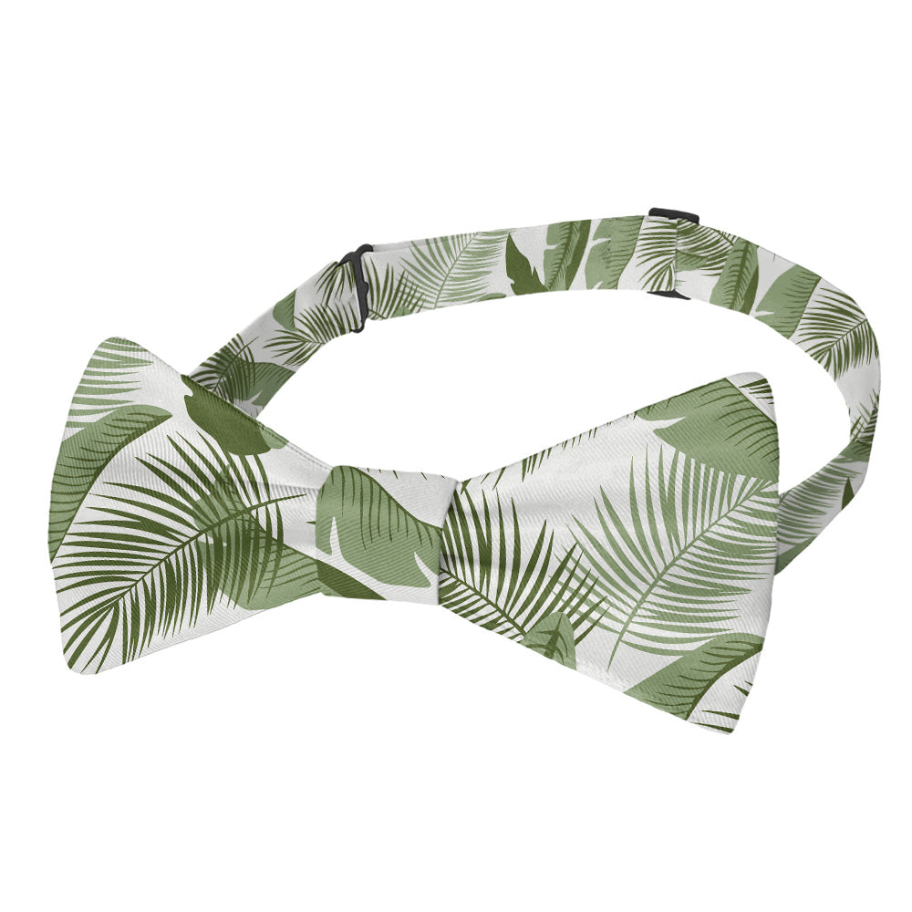 Tropical Leaves Bow Tie - Pre-Tied Bow Tie - Knotty Tie Co.
