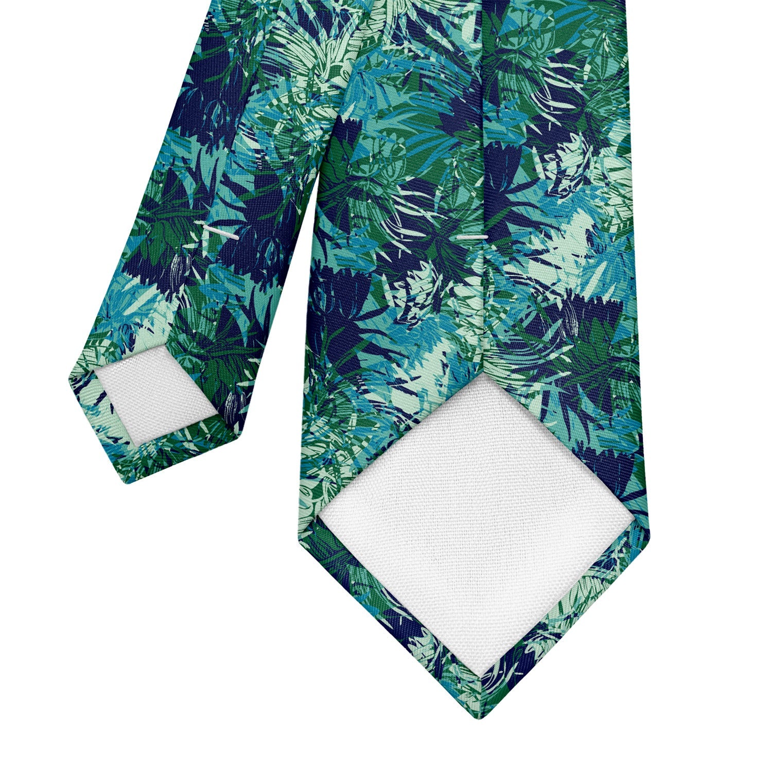 Tropics Floral Necktie - Tipping - Knotty Tie Co.