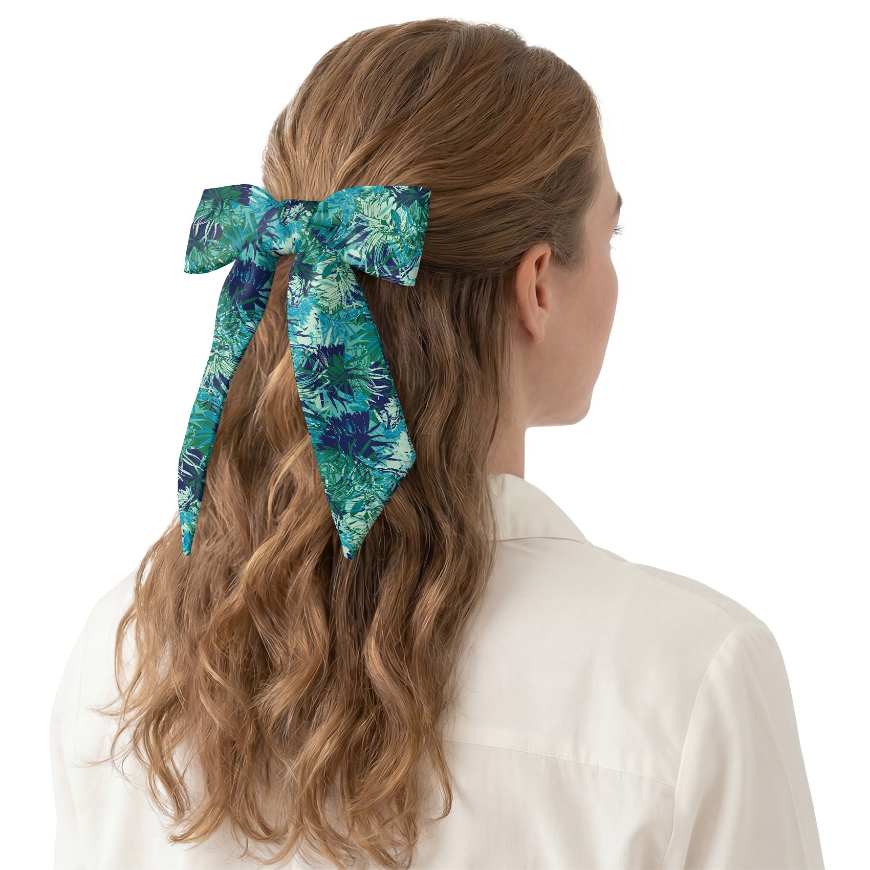 Tropics Floral Hair Scarf - Hair Scarf - Knotty Tie Co.