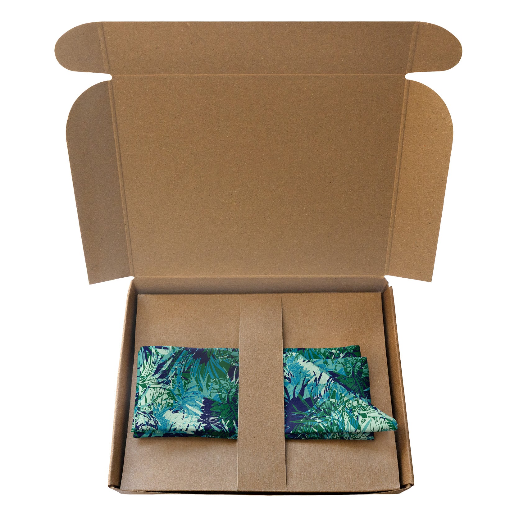 Tropics Floral Hair Scarf - Packaging - Knotty Tie Co.