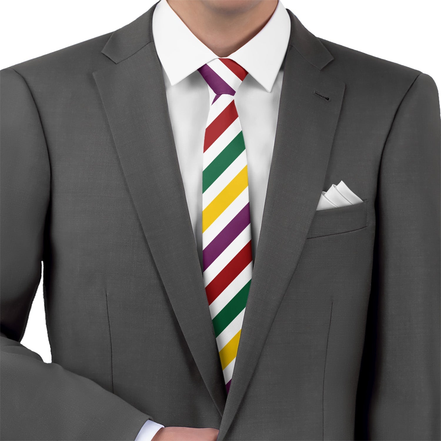 Tutti Frutti Necktie - Matching Pocket Square - Knotty Tie Co.