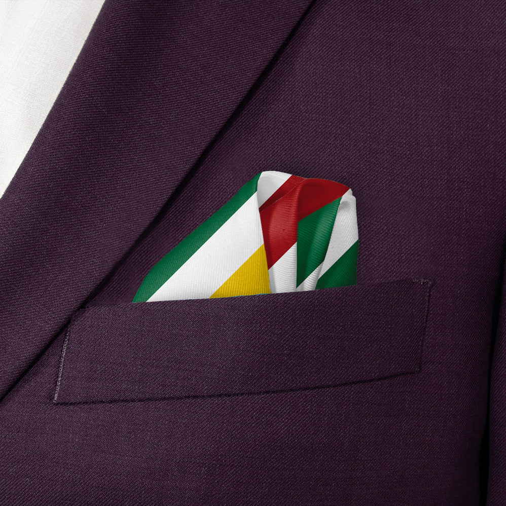 Tutti Frutti Pocket Square - Wave Fold - Knotty Tie Co.
