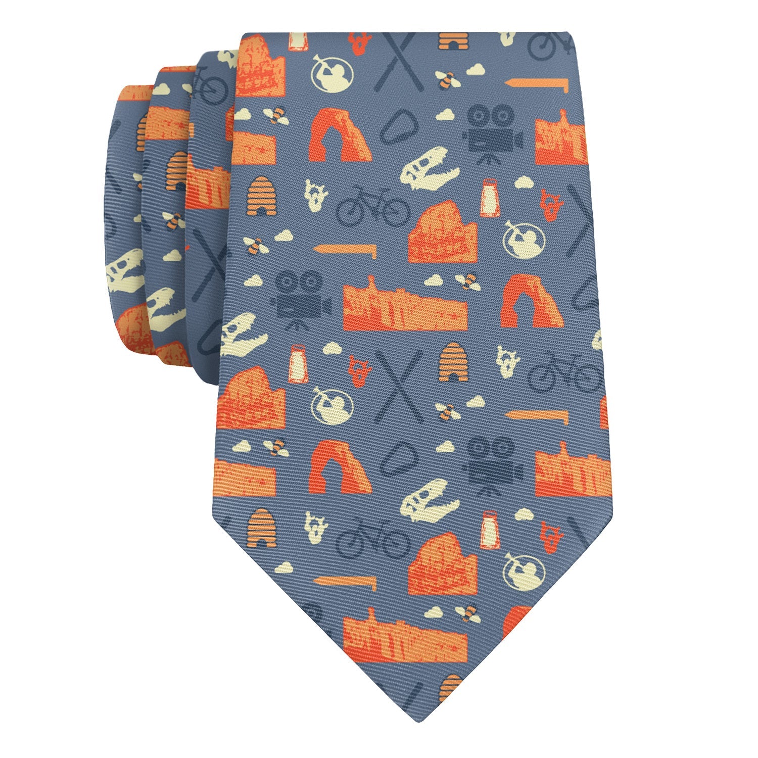Utah State Heritage Necktie - Rolled - Knotty Tie Co.