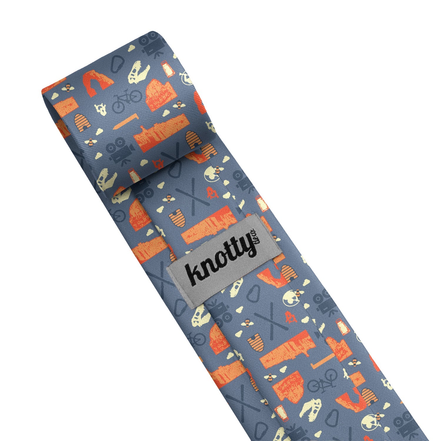 Utah State Heritage Necktie - Tag - Knotty Tie Co.
