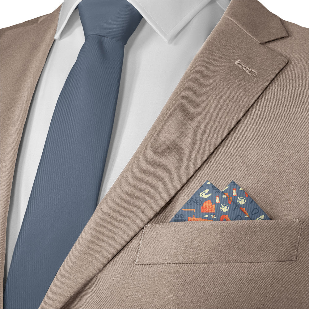 Utah State Heritage Pocket Square - Matching Necktie- Knotty Tie Co.
