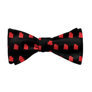 Utah State Outline Bow Tie - Adult Standard Self-Tie 14-18" -  - Knotty Tie Co.