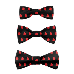 Utah State Outline Bow Tie -  -  - Knotty Tie Co.