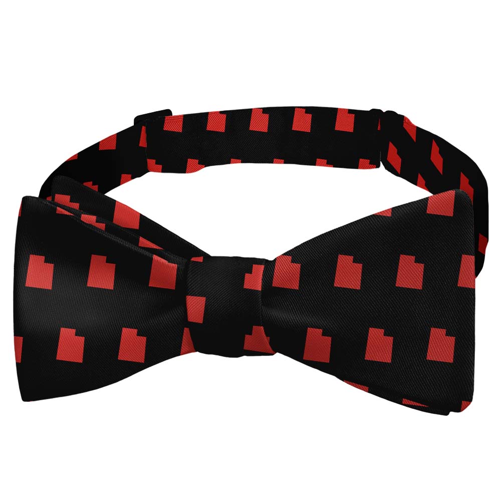 Utah State Outline Bow Tie - Self Tie Bow Tie - Knotty Tie Co.