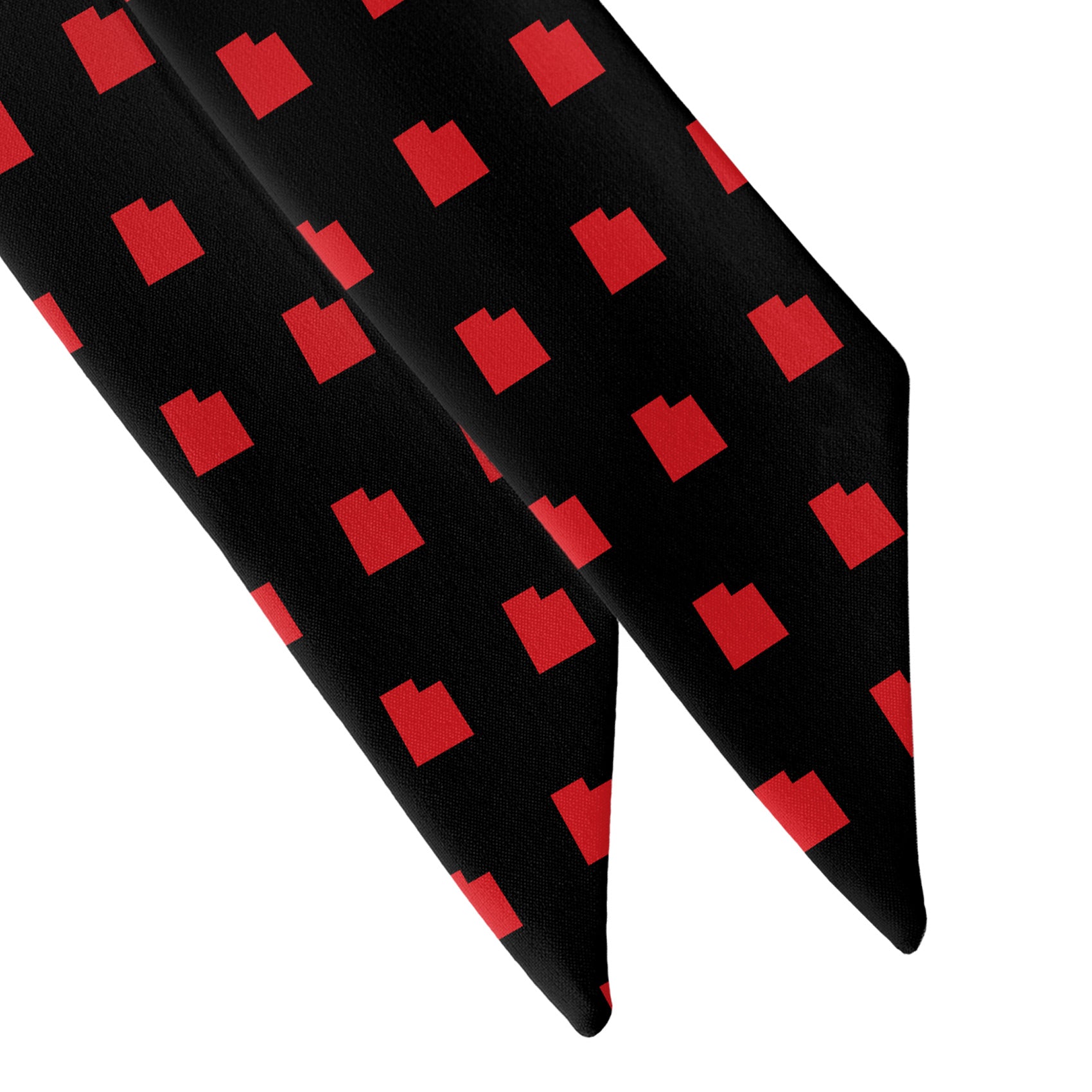 Utah State Outline Hair Scarf - Scarf Tapered Ends - Knotty Tie Co.