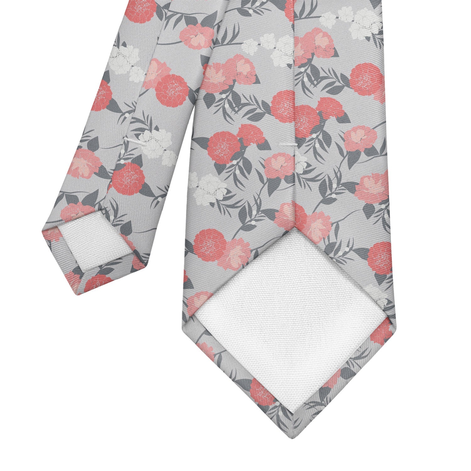 Valencia Floral Necktie - Tipping - Knotty Tie Co.