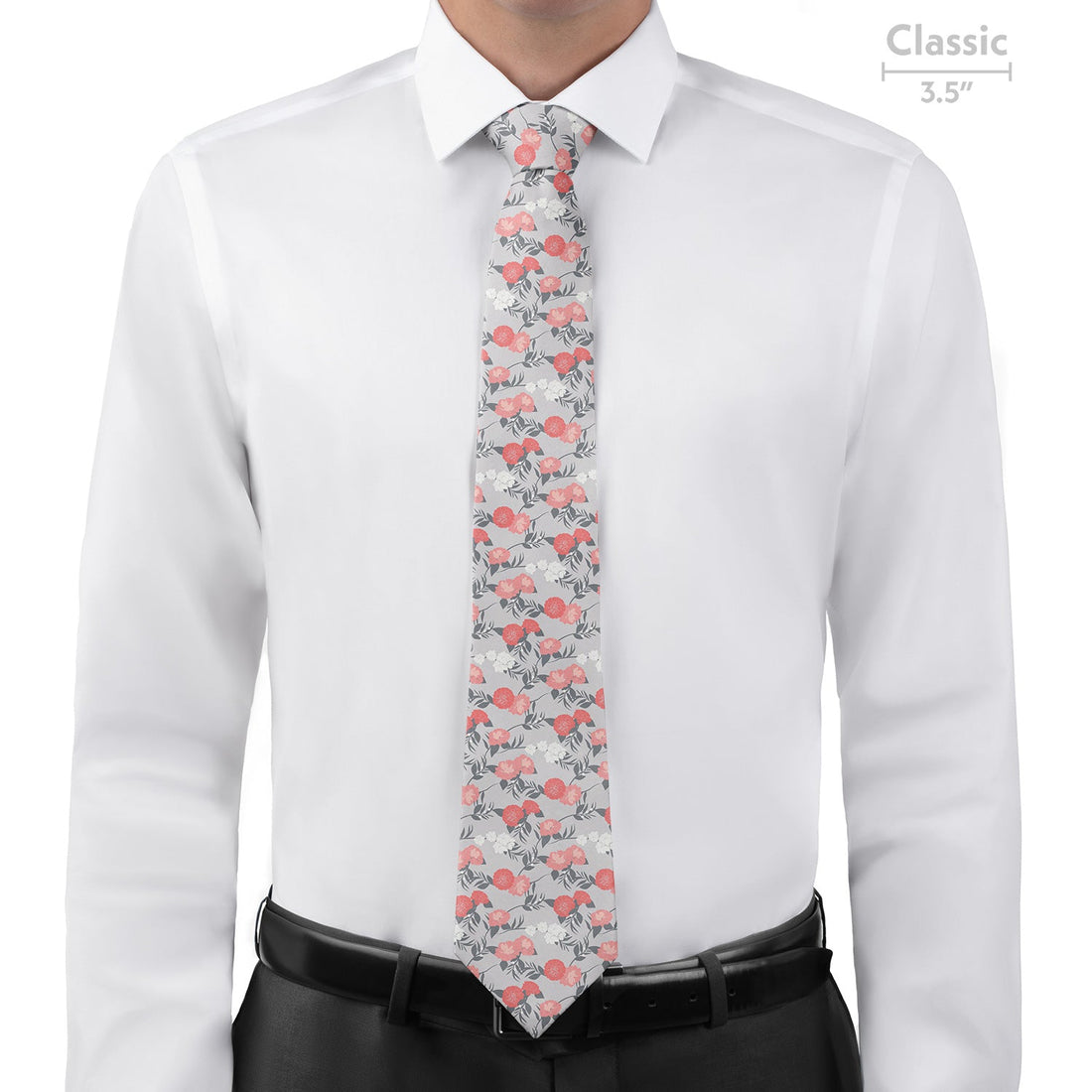Valencia Floral Necktie - Classic - Knotty Tie Co.