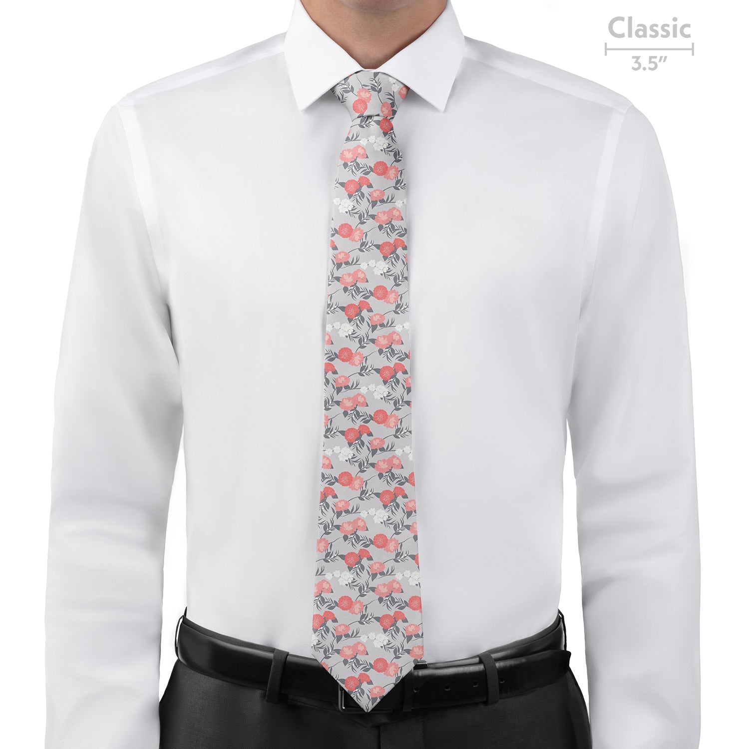 Valencia Floral Necktie - Classic - Knotty Tie Co.