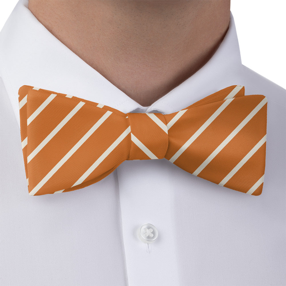 Varsity Stripe Bow Tie - Bow Tie with Dress Shirt - Knotty Tie Co.