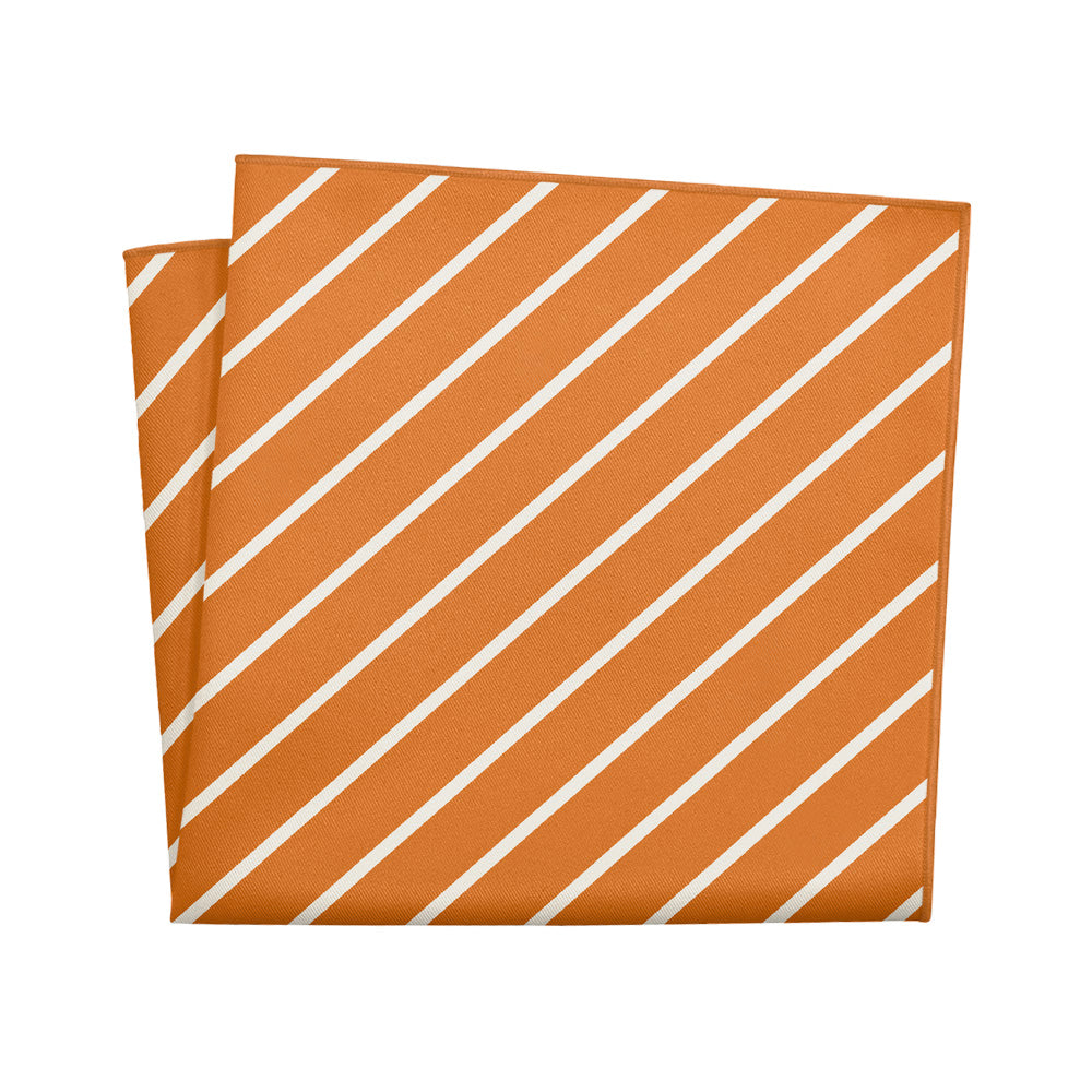 Varsity Stripe Pocket Square - 12" Square - Knotty Tie Co.