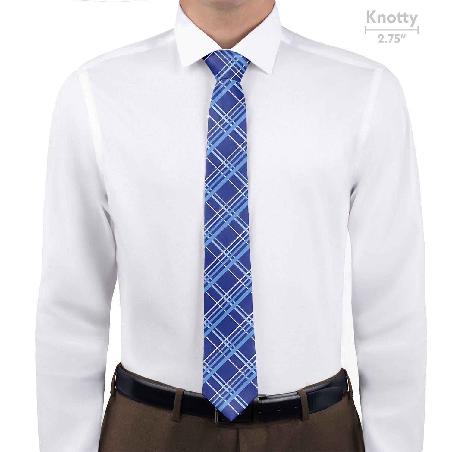 Vegas Plaid Necktie - Knotty - Knotty Tie Co.