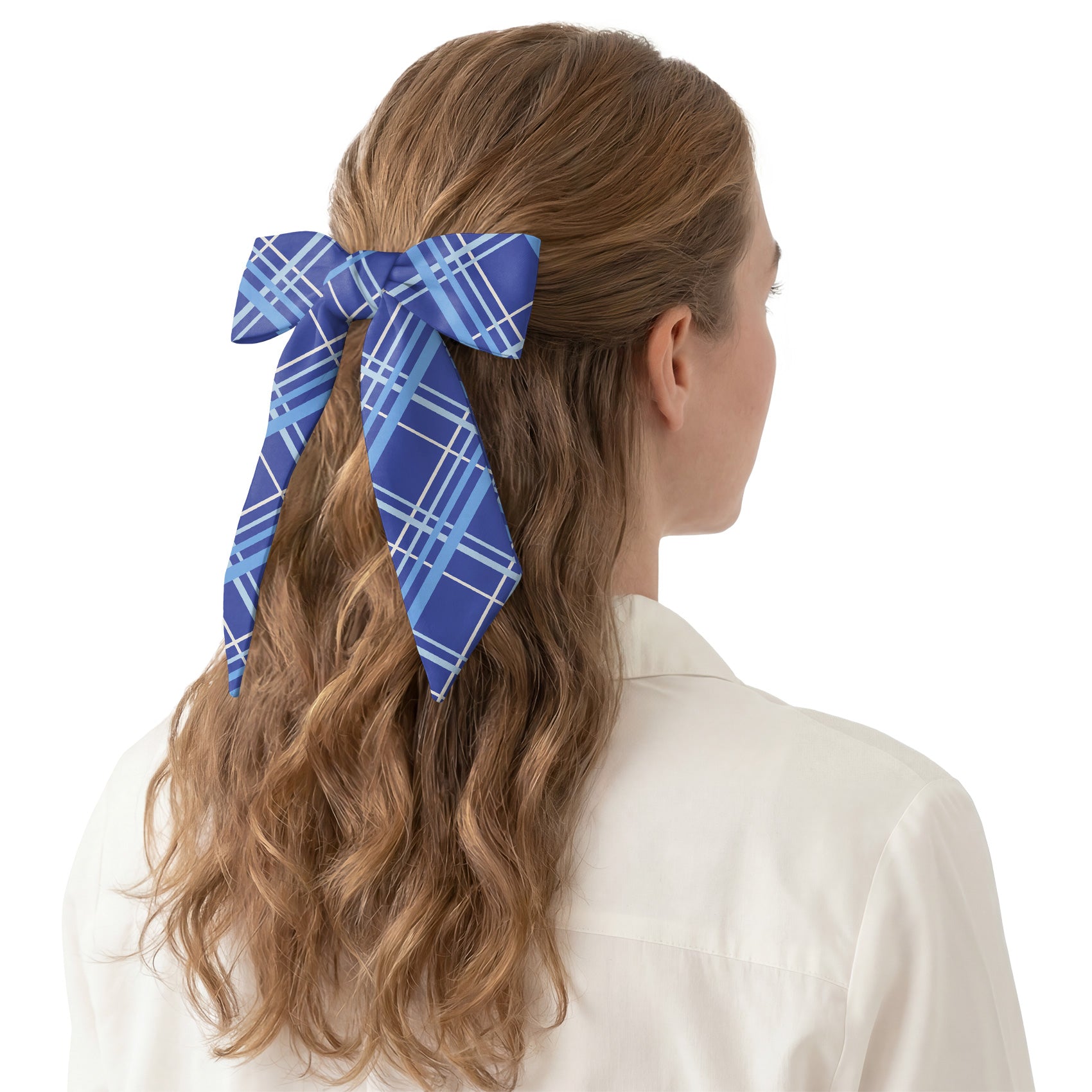 Vegas Plaid Hair Scarf - Hair Scarf - Knotty Tie Co.