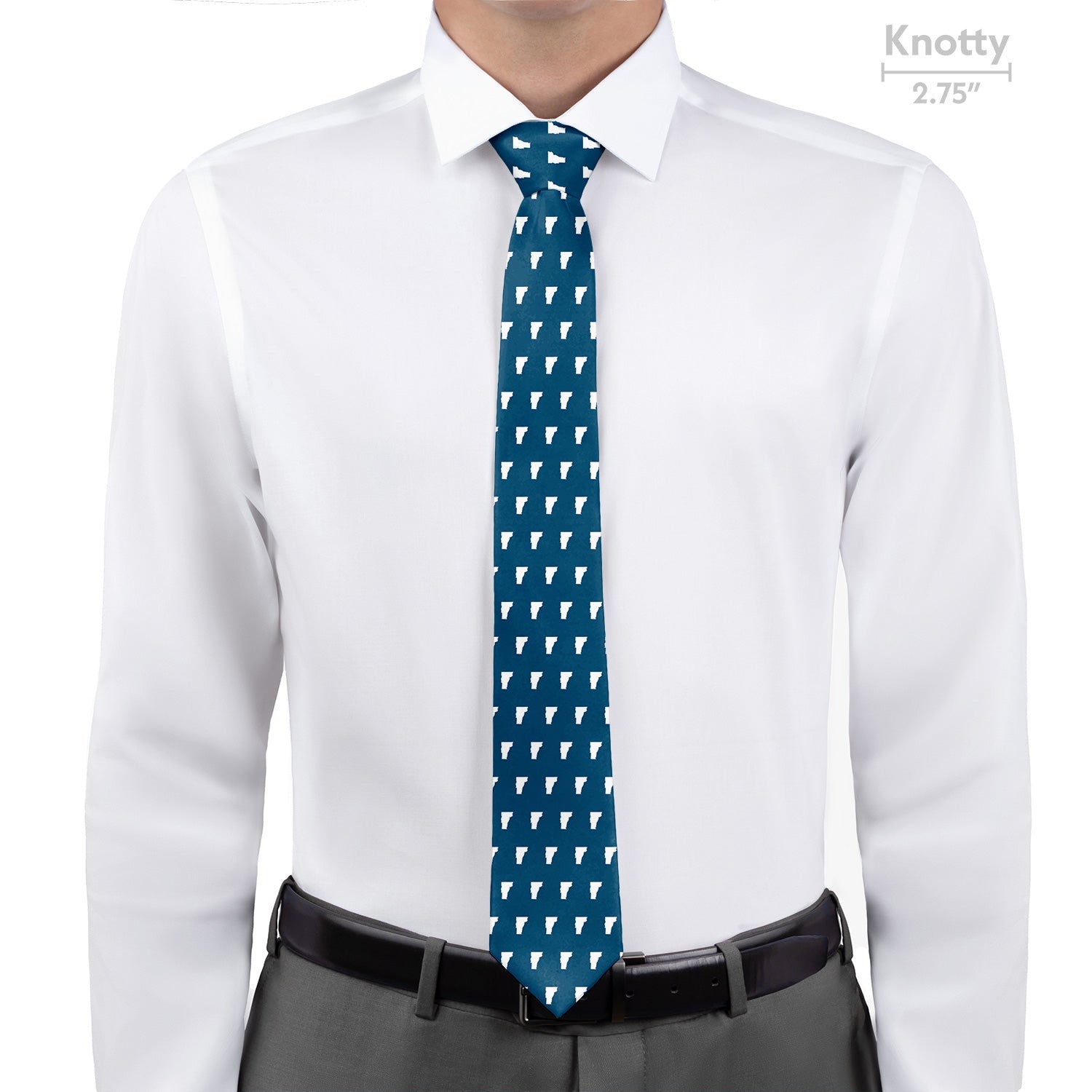 Vermont State Outline Necktie - Knotty - Knotty Tie Co.