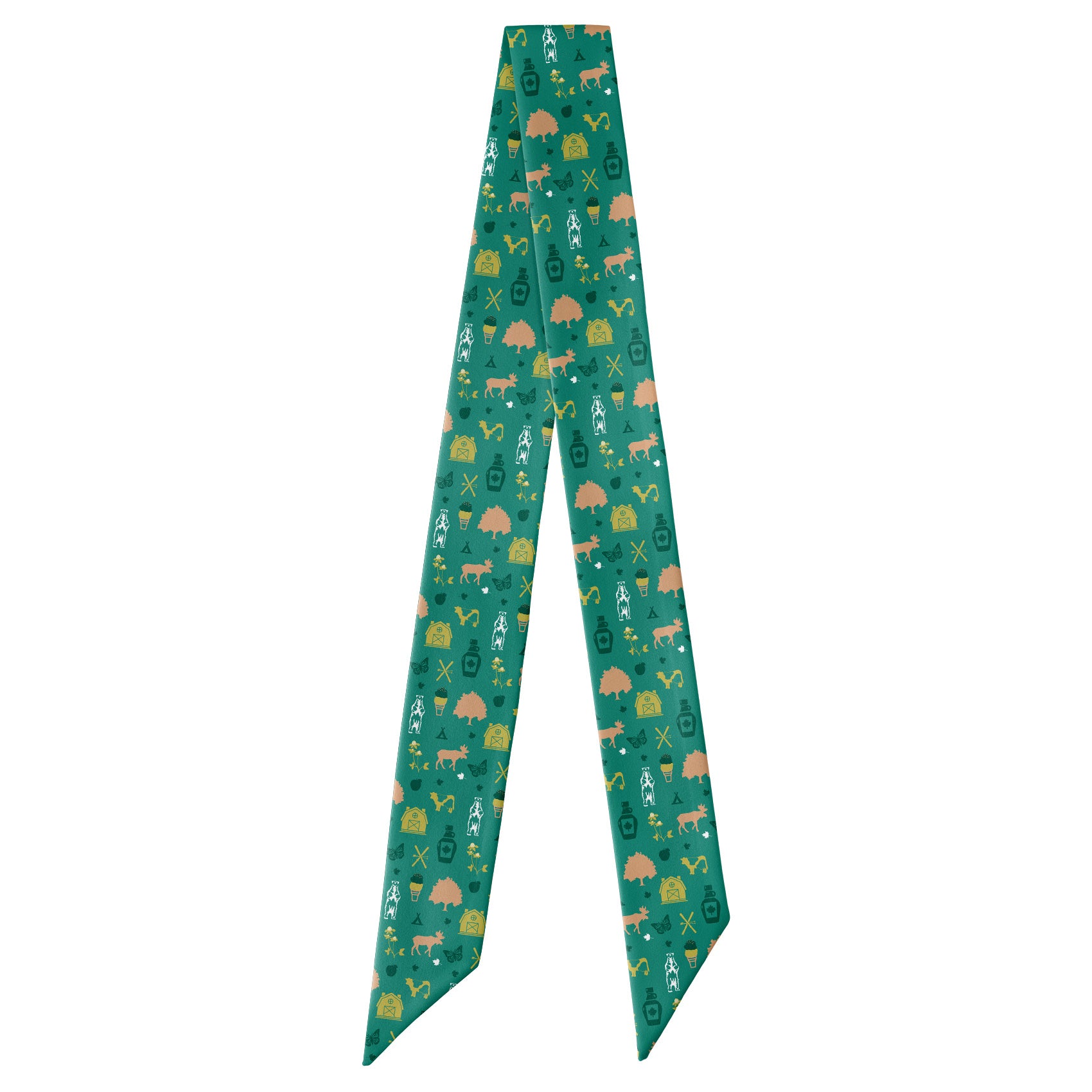 Vermont State Heritage Hair Scarf - Full View of Hair Scarf - Knotty Tie Co.