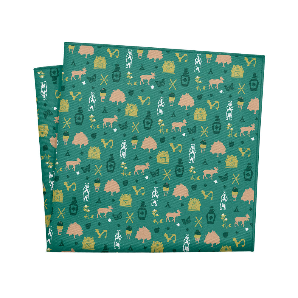 Vermont State Heritage Pocket Square - 12" Square - Knotty Tie Co.
