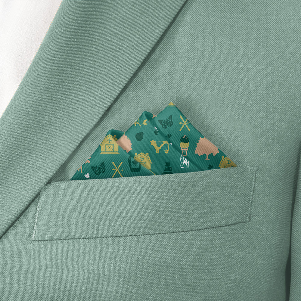Vermont State Heritage Pocket Square - Stairs Fold - Knotty Tie Co.