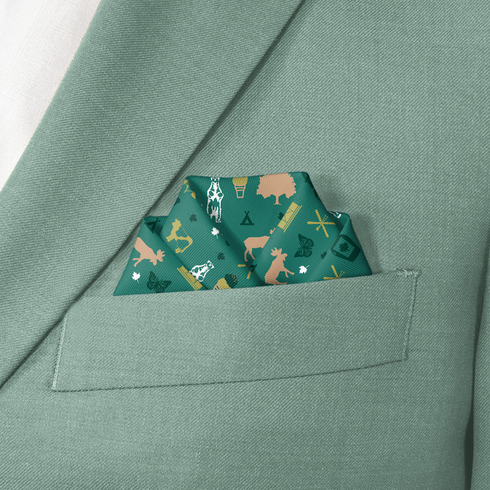 Vermont State Heritage Pocket Square - Scalloped Fold - Knotty Tie Co.