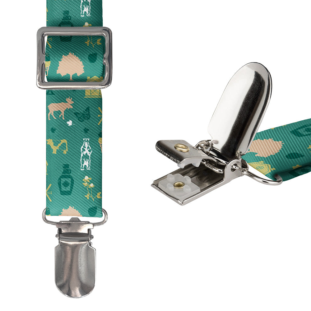 Vermont State Heritage Suspenders - Hardware and Strap - Knotty Tie Co.