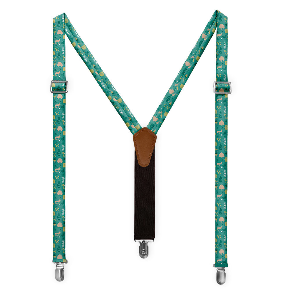 Vermont State Heritage Suspenders - Full Front View - Knotty Tie Co.