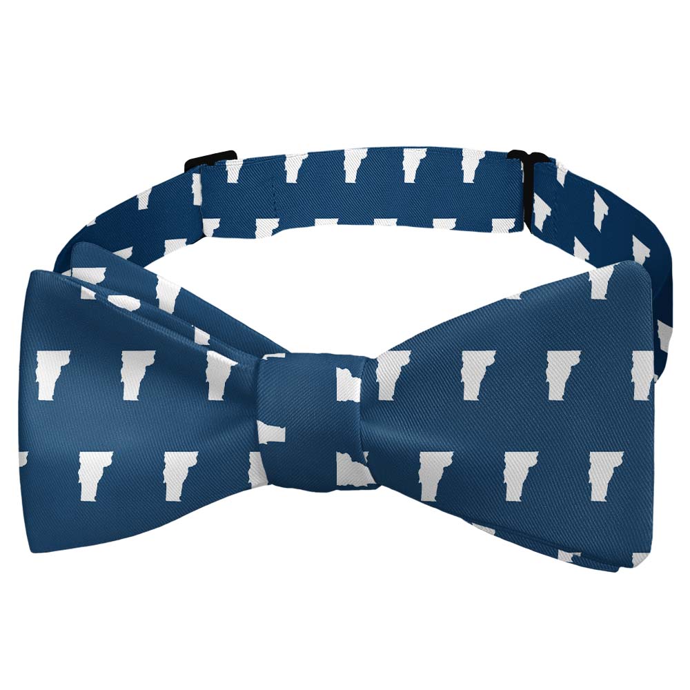 Vermont State Outline Bow Tie - Self Tie Bow Tie - Knotty Tie Co.