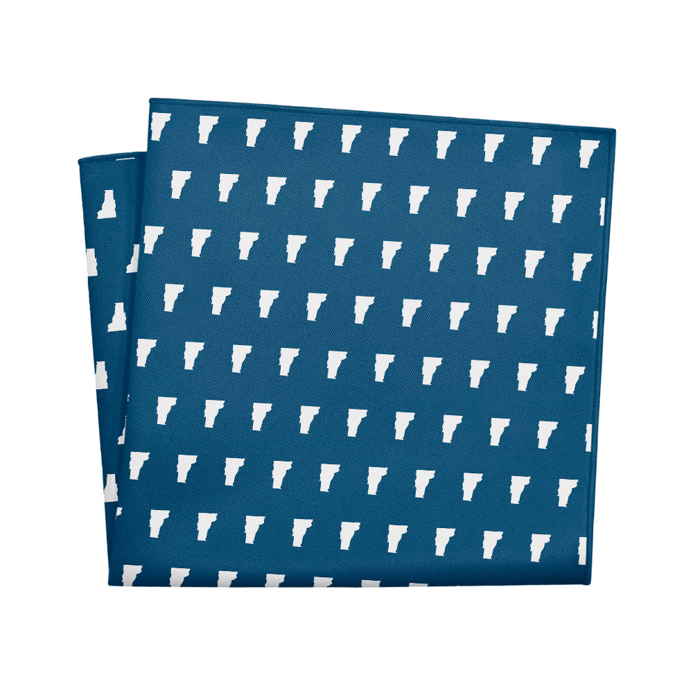Vermont State Outline Pocket Square - 12" Square - Knotty Tie Co.