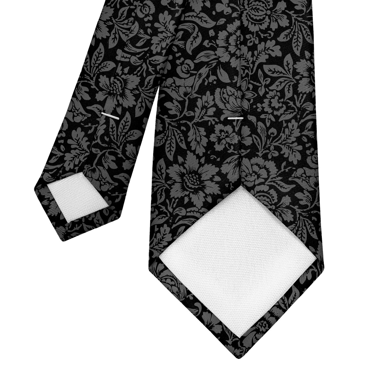 Vintage Bloom Necktie - Tipping - Knotty Tie Co.