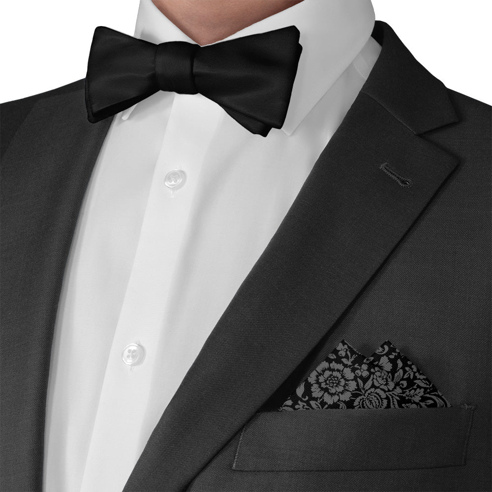 Vintage Bloom Pocket Square - Matching Bow Tie - Knotty Tie Co.
