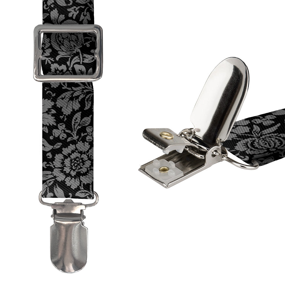 Vintage Bloom Suspenders - Hardware and Strap - Knotty Tie Co.