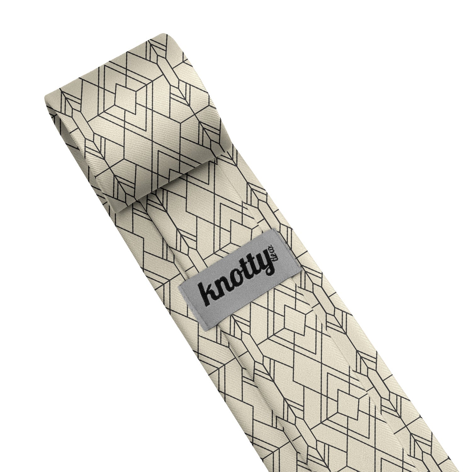 Vintage Deco Necktie - Tag - Knotty Tie Co.