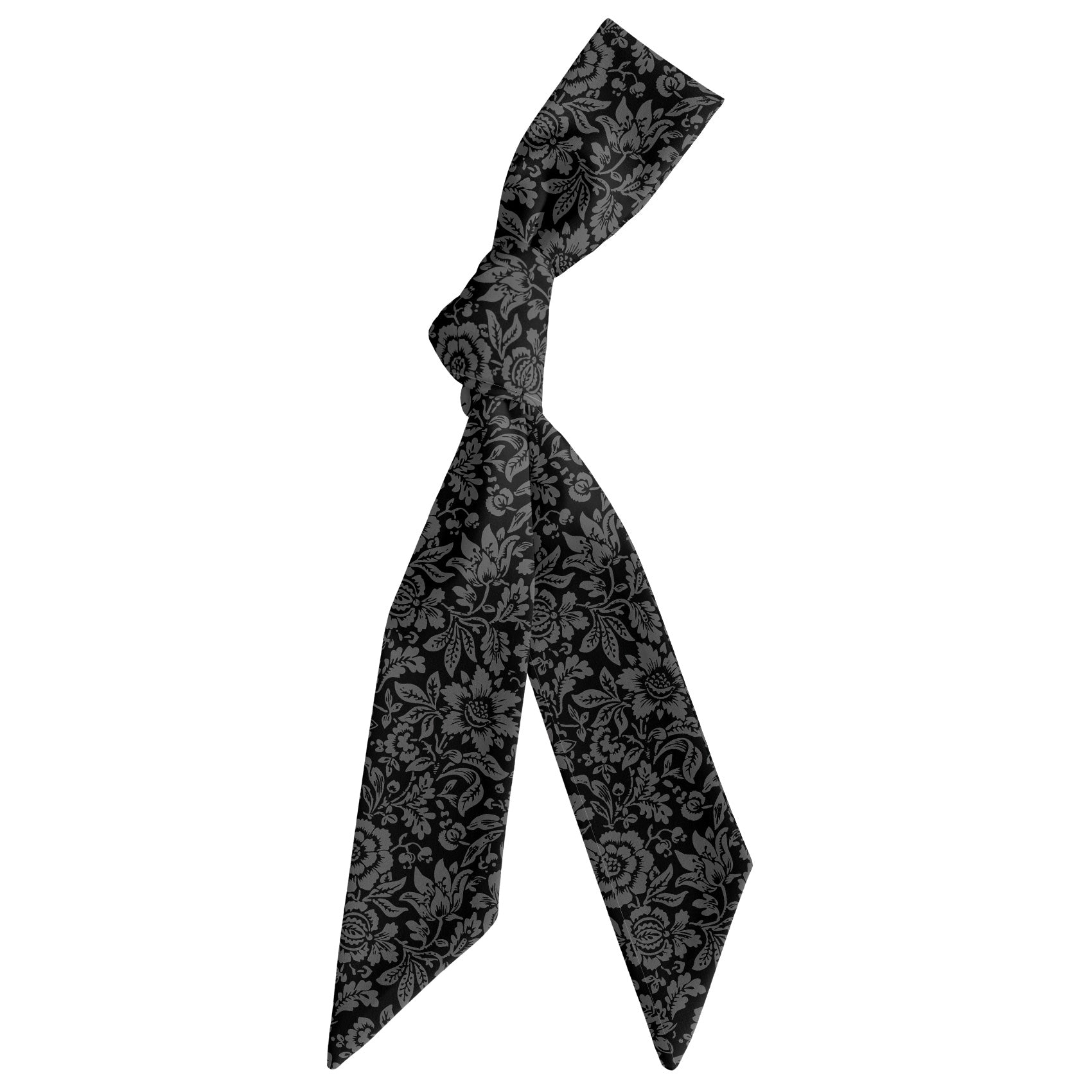 Vintage Bloom Hair Scarf - Scarf Tied Into Knot - Knotty Tie Co.