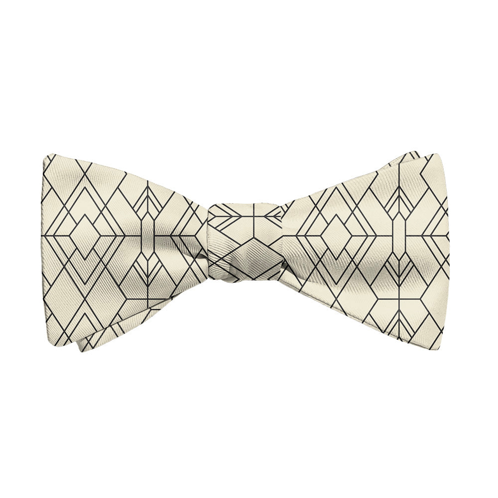 Vintage Deco Bow Tie - Adult Standard Self-Tie 14-18" -  - Knotty Tie Co.