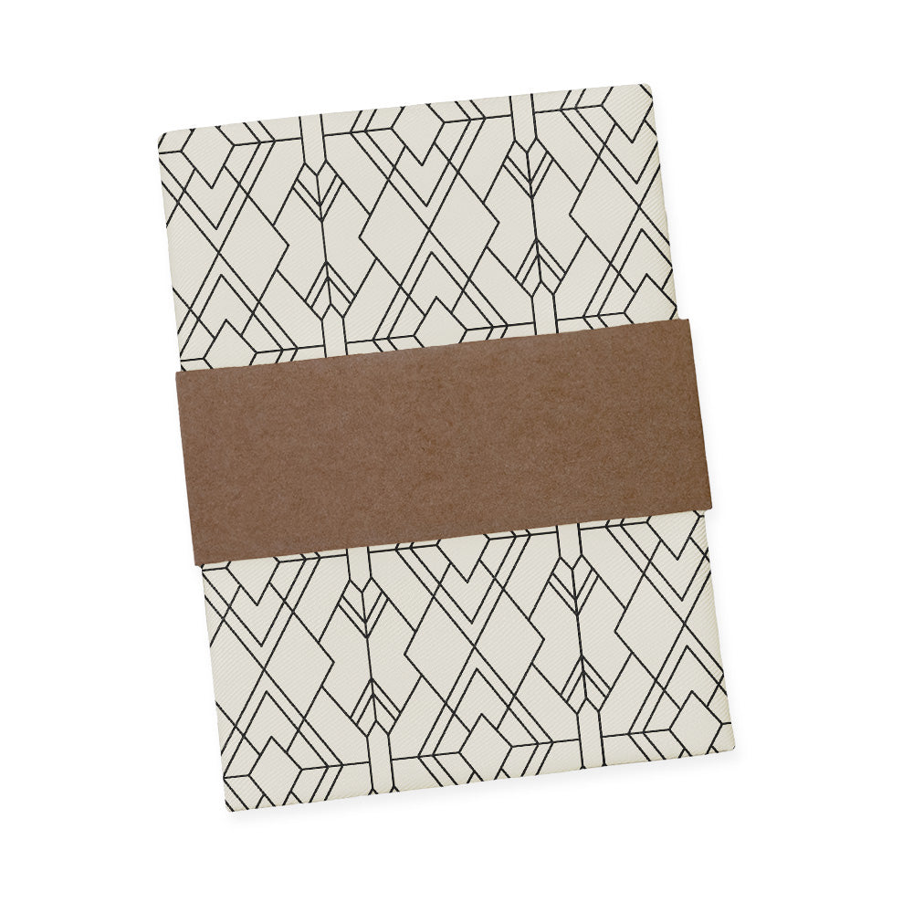 Vintage Deco Pocket Square - Packaging - Knotty Tie Co.