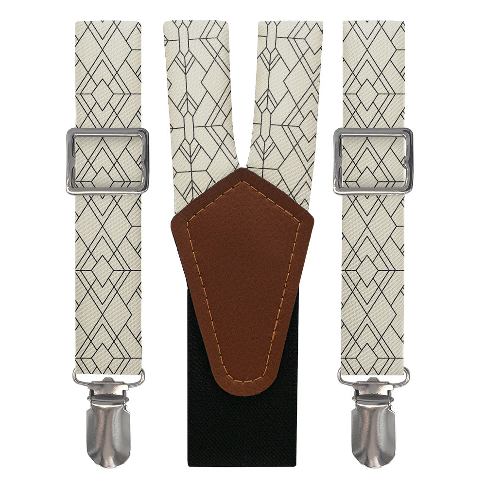 Vintage Deco Suspenders - Main View - Knotty Tie Co.