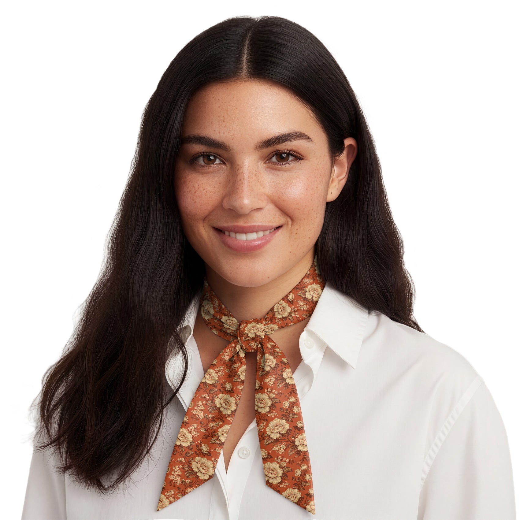 Vintage Floral Hair Scarf - Neck Scarves - Knotty Tie Co.