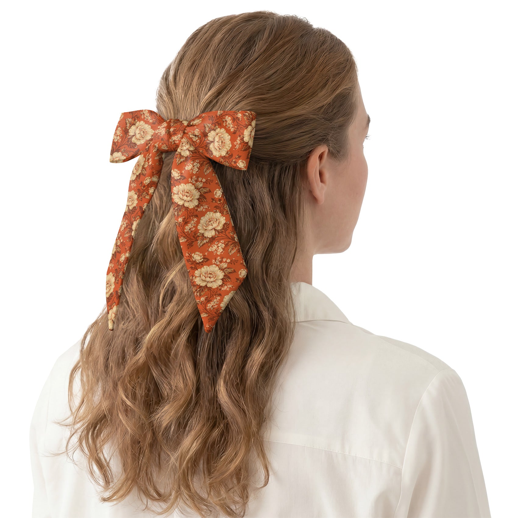 Vintage Floral Hair Scarf - Hair Scarf - Knotty Tie Co.