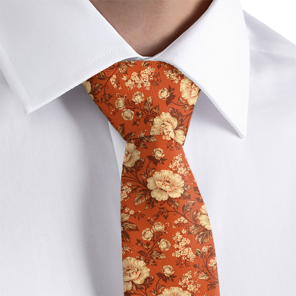 Vintage Floral Necktie - Dress Shirt - Knotty Tie Co.