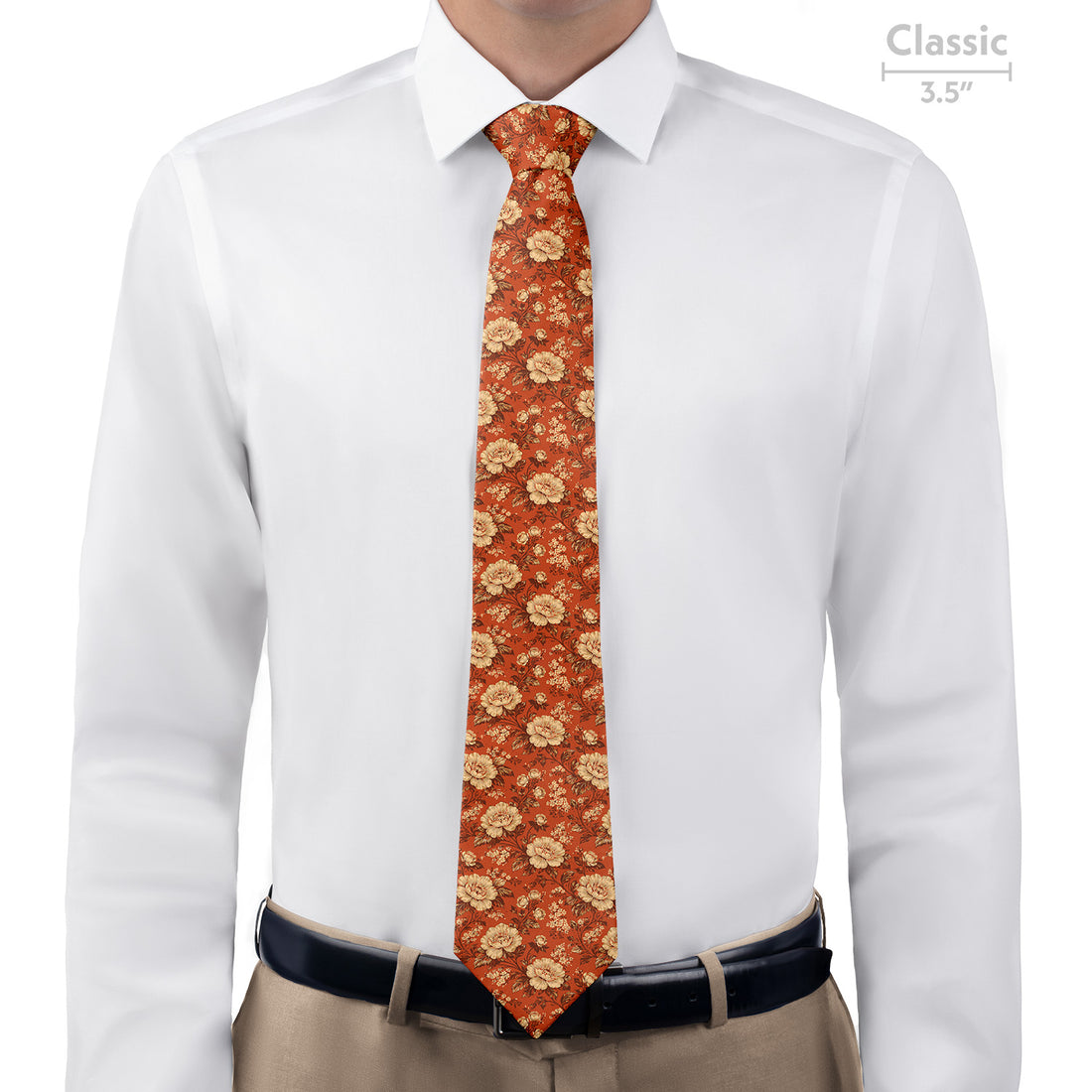 Vintage Floral Necktie - Classic - Knotty Tie Co.